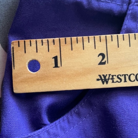 Wonderwink Women’s 5026 Plus Size Flare Drawstring EggPlant Scrub Pants Size 2XL - Picture 10 of 14